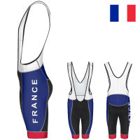 France Mens Cycling Pants Lycra Man Bibs Mtb Maillot Summer Uniform Sports Shorts Culotte Gel Bib Short Clothing Clothes Bike