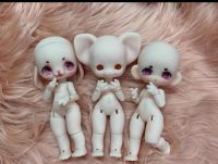 Boneka หนูน้อยตุ๊กตา BJD ขนาด14ซม. ตุ๊กตาแอ็คชั่นตัวสัตว์ของเล่นเรซินของขวัญวันเกิดเด็กผู้หญิงตุ๊กตา Kawaii โครงการ Gratis Ongkir