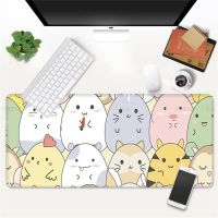 Animal Pattern Large Colorful Mouse Pad Edge Non-slip Rubber Mouse Mat Student Office Laptop Desktop Pads