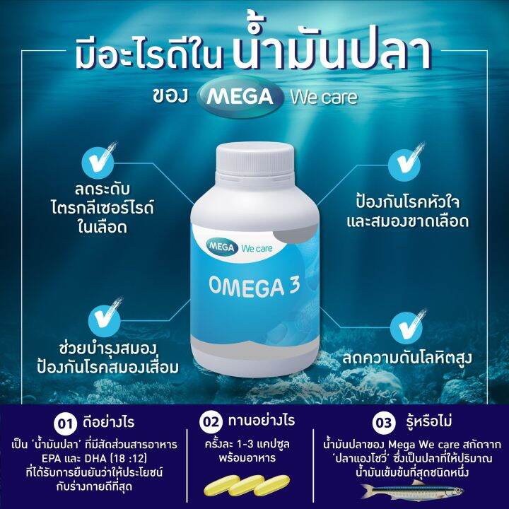 mega-fish-oil-100-แคปซูล-น้ำมันตับปลา-เพิ่มไขมันดี-บำรุงข้อ-บำรุงสมอง-เสริมการทำงานของเซลล์สมอง