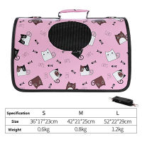Kimpets Cat Bag Pet Bag Cat Backpack Out Portable Cat Cage Dog Carry Bag Back Cat Bag Travel Box Supplies Pet Carrier