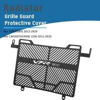 ♠เครื่องป้องกันฝาครอบกระจังหน้าหม้อน้ำสำหรับฮอนด้า VFR1200X ครอสเทอร์1200 2012-2018 2019 2020อุปกรณ์เสริมมอเตอร์ไซค์อลูมิเนียมการป้องกัน