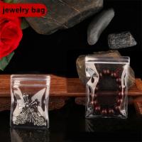 100 300 pcs PVC Thickened Transparent Self sealing Plastic Jewelry Self sealing Bag Self sealing Earrings Packaging Storage Bag