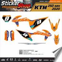 สติ๊กเกอร์ติดรถ วิบาก เอ็นดูโร่ รุ่น ktm 250sfx 2020 No.13