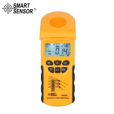 SMART SENSOR Professional Digital LCD Ultrasonic Cable Height Meter Handheld Height Cable Tester Measuring the Height of Overhead Cables 3-23m