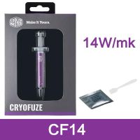 CF12.6 CF14ทำความเย็น14W /Mk Cryofuze ซิลิโคนระบายความร้อนตัวควบคุมอุณหภูมิประสิทธิภาพสูงโปรเซสเซอร์ซีพียู Intel 33พัดลมระบายความร้อน GPU