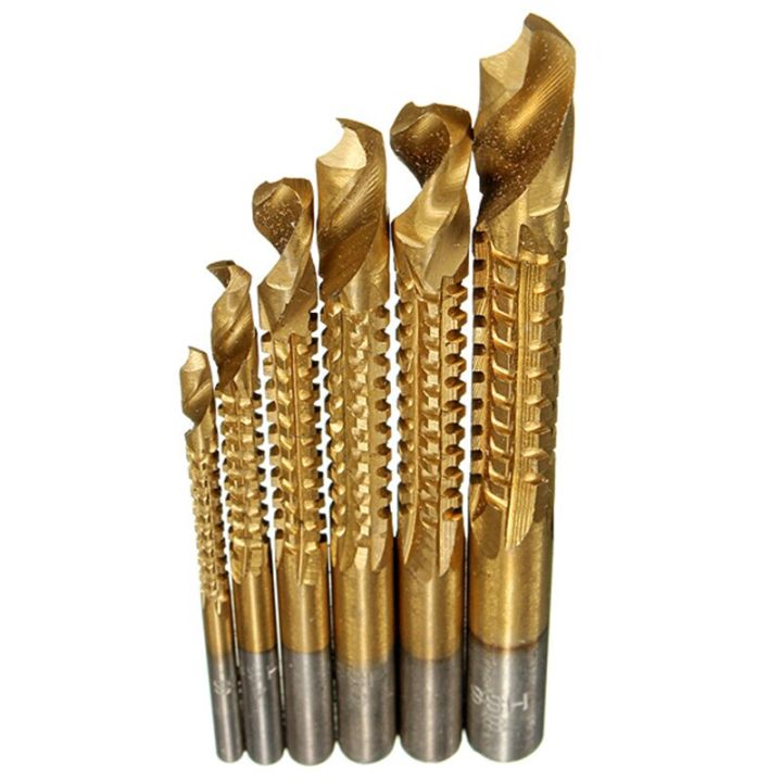 high-speed-steel-twist-drill-bit-titanium-coated-hss-drill-amp-saw-carpenter-woodworking-drilling-6pcs-set-drills-drivers