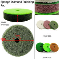 【cw】SHDIATOOL 3pcspk Dia 100mm4inch Sponge Diamond Polishing Pads For Soft Stone Marble Artificial Stone Sanding Disc