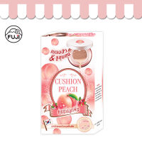 เมจิ คุชชั่น พีช แบบกล่องมี 6 ซอง (MEIJI CUSHION PEACH)