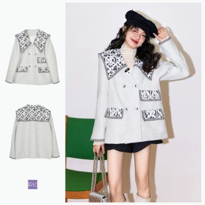 [สินค้าลิขสิทธิ์แท้] IRIS BOUTIQUE IC2381592 Sea salt coat เสื้อผ้าผู้หญิง เสื้อโค้ท