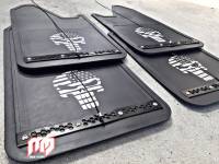 บังโคลนรถยนต์ American Skull Mud flaps Black Plate