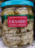 La Rambla Marinated Artichoke Total Weight 415 g.ลาแรมบลา อาร์ติโชก ปรุงรส