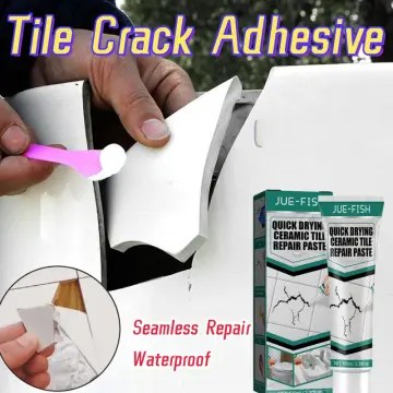 2pcs A+B Magic Repair Glue Agent Ceramic Repair Paste Floor Toilet Bathroom  Sink Tile Household Magic Ceramic Tile Repair Agent