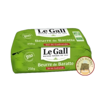 เลอ แกล ออร์แกนิค บัตเตอร์ Le Gall Organic Butter 250g (BIO) (ไม่มีกล่องโฟม-น้ำแข็ง)