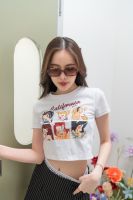 ?Princess ? เสื้อเจ้าหญิง พร้อมส่ง เสื้อ เสื้อcrop ครอป ลายน้องเเมว Y2k