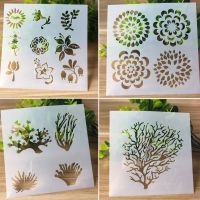 Baking Journal Scrapbook Pigment Ink Pad Spray Hand Painting Wall Furniture Graffiti Decorate Drawing Stencil Engraving Template Rulers  Stencils