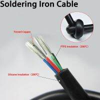 【hot】﹊❅ 1M T12 Soldering Iron 2 3 4 5 6 8 Silicone Wire Tinned PTFE Insulation Temperature Soft