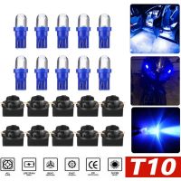 เพิ่มรูปลักษณ์และฟังก์ชันการทำงานของรถคุณด้วยหลอดไฟ LED T10สีฟ้า10ชิ้น