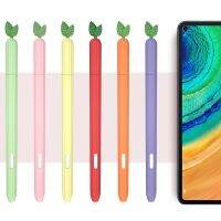 สไตลัสปกซิลิโคนสำหรับ S Amsung G Alaxy Tab S7 S7บวก S7 FE S8บวกหน้าจอสัมผัสปากกาจับกรณีกันกระแทกป้องกันรอยขีดข่วนลื่นแขนป้องกัน