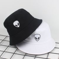 Kpop Embroidery Bucket Hats for Women Men Panama Foldable Street Headwear Hat Black Fishing Hats Bob Bonnet Bone Gorras