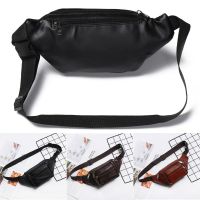 SOUMNS SPORTS New Fashion Ride Travel Wear-Resisting Multi-Pockets Waterproof Waist Bag Chest Bag Fanny Pack Leather