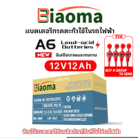 Biaoma classic type real dry battery electric car battery New 48V electric car battery lead battery 12V/12AH