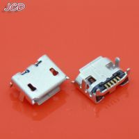 JCD 30pcs New Micro USB 5pin Ox horn female usb socket Flat mouth four legs socket mini usb connector 5 Pin Micro USB Connector