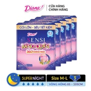 Combo 5 Diana Sensi Băng quần size M-L 5 miếng gói