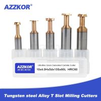 【DT】hot！ AZZKOR Tungsten steel Alloy Milling T Slot Machining Hard Salloy steels Groove Type