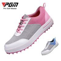 PGM Women Golf Shoes Anti-slip Breathable Ultra-light Golf Sneakers Ladies Super Fiber Outdoor Sports Leisure Trainers XZ081