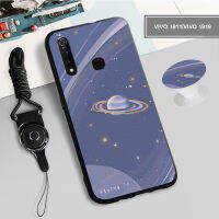 เคสซิลิโคนนิ่มสำหรับ VIVO 1911/1919/Y31S/2054/1805/Y95/1807/1817/Y55พร้อมห่วงและเชือก