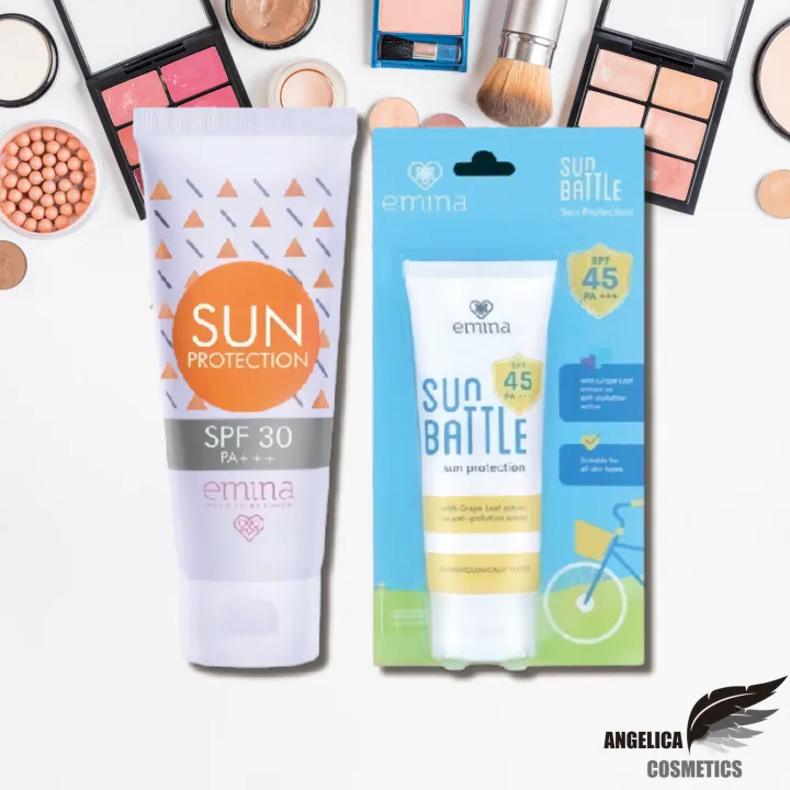 [BPOM] EMINA SUN PROTECTION SPF 30 PA 60ML / EMINA SKIN BATTLE