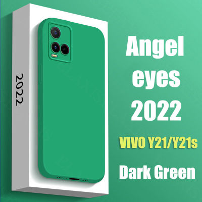 นุ่มสำหรับ VIVO Y21/Y21s/Y33s/Y21T/Y33T/Y21A ใหม่โทรศัพท์กรณี Angel Eyes เลนส์กันกระแทกฝาครอบด้านหลังเต็มรูปแบบ