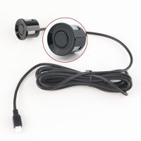 ][= Car Parking Sensor Kit 4 Sensors Reverse Backup Radar Alert Alarm Indicator Probe System LED Universal Backlight Display Black