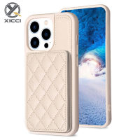 XICCI สำหรับ IPhone 14 13 12 11 Pro Max Mini XR XS Max 8 7 Plus 6S เคสหนังกระเป๋าเงินแบบฝาพับ SE3พร้อมฝาครอบกระเป๋าใส่บัตรเครดิต