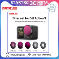 STARTRC Action Camera Professional ชุดกรอง 4 ชิ้น ND16/32/64 / CPL สำหรับ DJI Action 3 เพิ่มความอิ่มตัวของสี