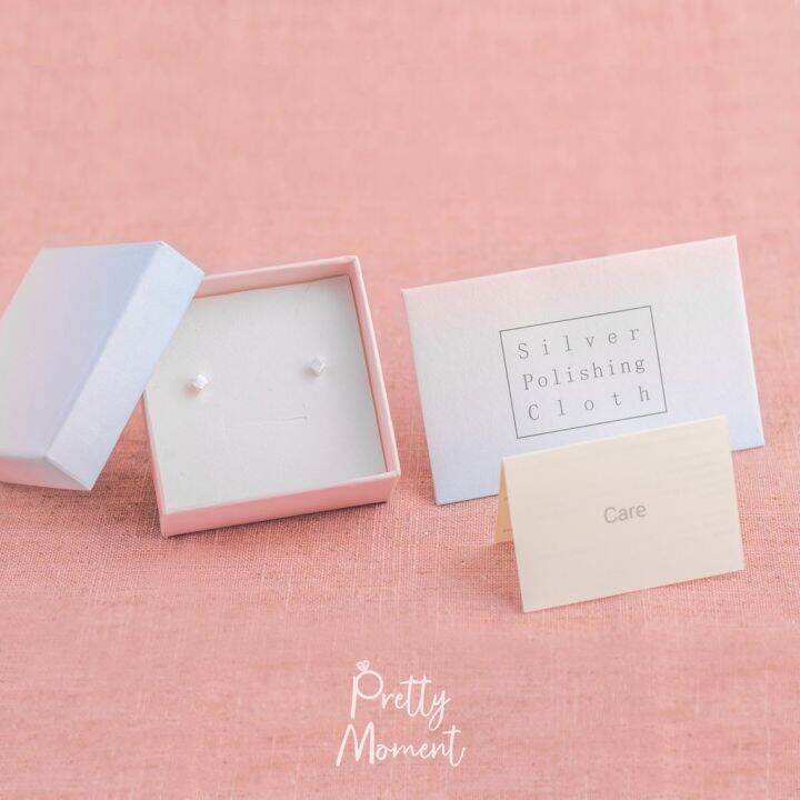 pretty-moment-ต่างหูเงิน-ต่างหู-cz-เกล็ดหิมะเพชร-snowflake-ต่างหูเงินแท้-ต่างหู-มินิมอล-925-เพชรสวยงาม-ของขวัญ