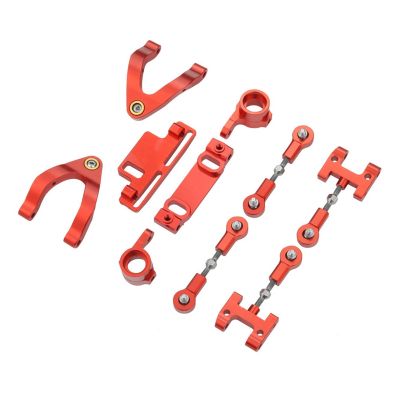 Steering Cup Upper Lower Swing Arm Seat Steering Slider Turning Block for WPL D12 D42 1/10 Metal Parts RC Car Upgrade Parts ,3