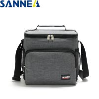 SANNE New Design 9L Reusable Insulated Cooler Bag Thermal Ice Bag Waterproof Shoulder Strap and Portable Bag Cooler