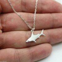 Hot Small Shark Necklaces For Women Marine Animals Pendant Necklaces