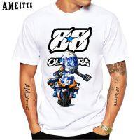 88 Miguel Oliveira Essential Tshirt New Men Sport Tees Motorcycle Lovers White