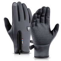 High Quality Winter Thermal Soft Fleece Touchscreen Bicycle Gloves Motorcycle Gloves Cold Weather Fits Men Women Cycling Gloves