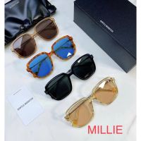 Millie - GM 2022 แว่นตากันแดด กรอบโลหะ ทรงสี่เหลี่ยม