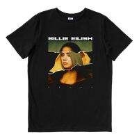 Hot sale Billie Eilish graphic Mens 100% Cotton Round Neck Short Sleeve T-Shirt  Adult clothes