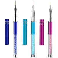 3pcs/lot Sequins Nail Art Brush Drawing Painting Carving Pen Design Manicure Tool 7/9/11mm Acrylic Liner UV Gel Decoration Tools