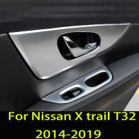 สำหรับนิสสัน X Trail T32 XT Rail 2014-2019ภายในประตูชามราวหน้าต่างสวิทช์ตกแต่งกรอบภายในจับกรอบชิ้นส่วนรถยนต์