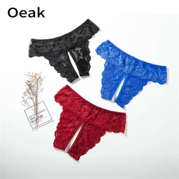 Lace Hollow Out Open Crotch Panties