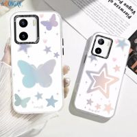 ดองฉี Y16เคสสำหรับ VIVO Y02 Y02T Y02S Y12S Y22 Y21 Y21S Y33T Y21A Y11 Y20 Y91C เคสแข็ง Y20S Y20i Y90 Y1S Y95 Y12A Y50 Y53S การไล่ระดับสีที่มีสีสันรูปดาวแบบใหม่ Y31 S1มือโปรไล่ระดับสี