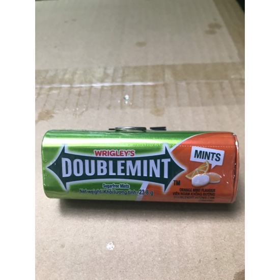 Kẹo ngậm không đường doublemint hương cam tuýp 23.8g - ảnh sản phẩm 2