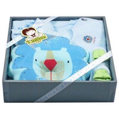 BAB ชุดของขวัญเด็กแรกเกิด ชุดของขวัญเสื้อผ้า 5 ชิ้น(เด็กแรกเกิด 0-6 เดือน) TomTom joyful ชุดของขวัญเด็กอ่อน เซ็ตเด็กแรกเกิด